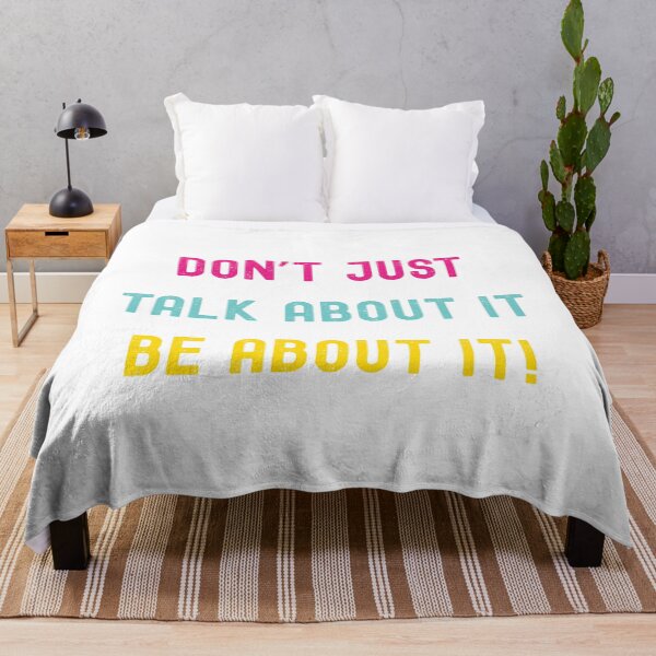Item preview, Don't Just Talk About, Be About It! designed and sold by Godisgr8t2me.