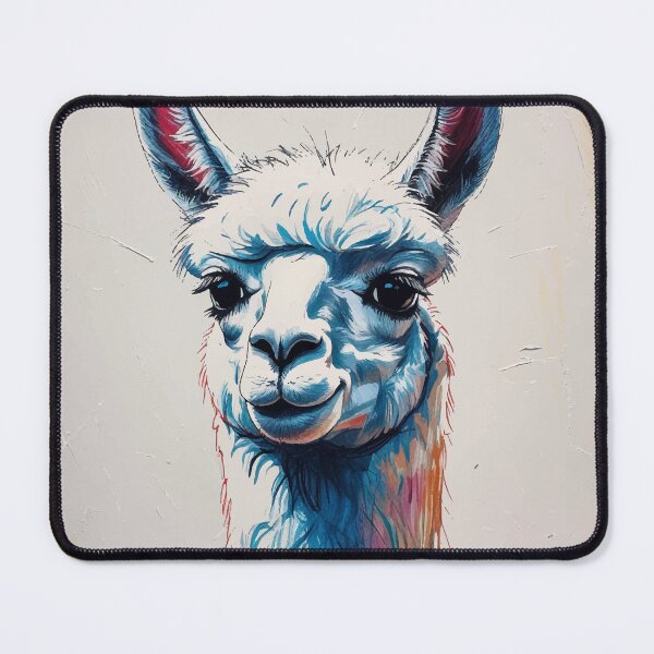 Item preview, Expressive Llama Portrait designed and sold by Moss and Moon Studio.