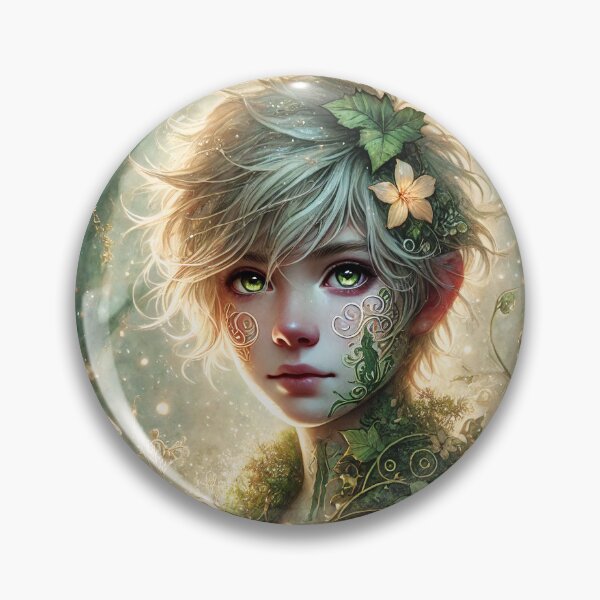 Item preview, Woodland Forest Child - Ethereal Guardian of Nature | Watercolor Art designed and sold by lynnebeclu.