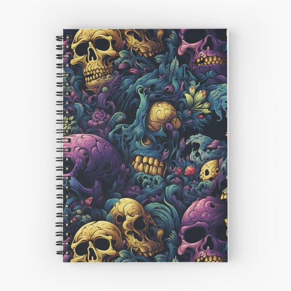 Item preview, Skulls and Zombies Pattern designed and sold by SoccaTamam.