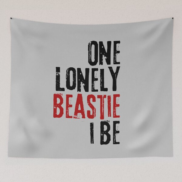 Item preview, One lonely beastie I be. - Rap Lyrics 2 designed and sold by VibeTwist.