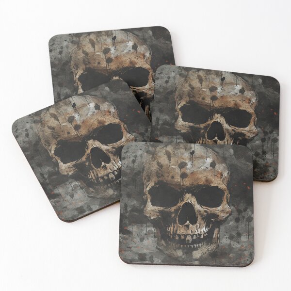 Item preview, Drawing Skull Pattern Dark Art Goth Culture designed and sold by SoccaTamam.