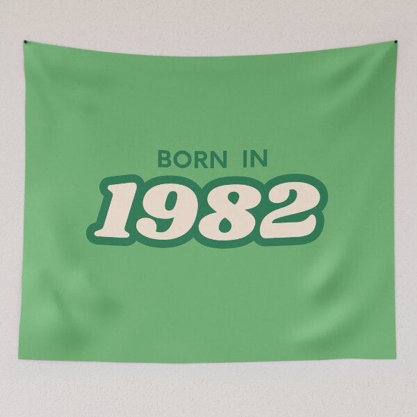 Item preview, Born In 1982 designed and sold by ArtCraftLab.