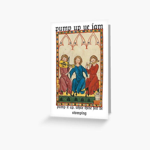 Item preview, pump up the medieval jam designed and sold by jessomade.