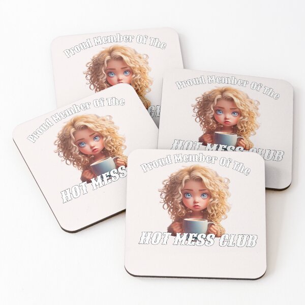 Item preview, HOT MESS CLUB PROUD MEMBER designed and sold by ArtPixs.