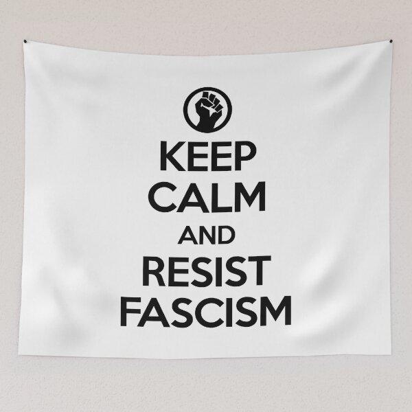 Item preview, Keep Calm and RESIST FASCISM designed and sold by Thelittlelord.