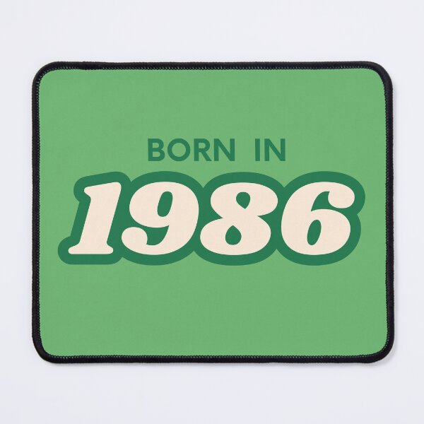 Item preview, Born In 1986 designed and sold by ArtCraftLab.
