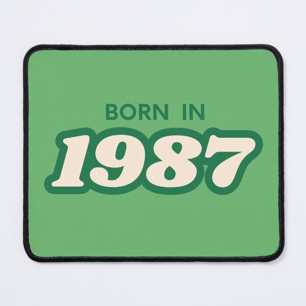 Item preview, Born In 1987 designed and sold by ArtCraftLab.