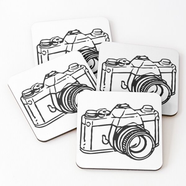 Item preview, Camera Line Drawing #6 designed and sold by Film Camera Nerds.