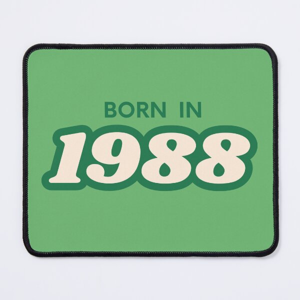 Item preview, Born In 1988 designed and sold by ArtCraftLab.