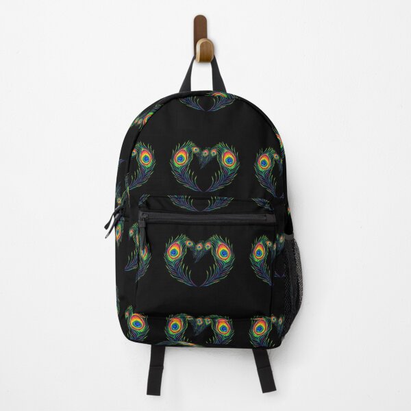 Item preview, Majestic Heart Peacock Fusion Art Print designed and sold by Zakrytos ★★★★★.