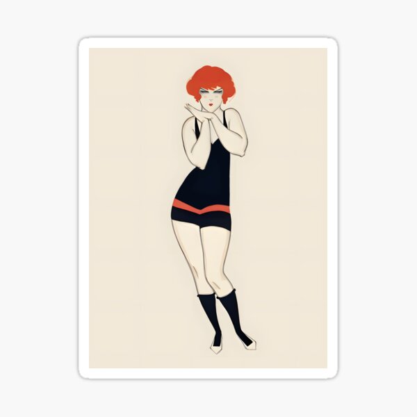 Artikel-Vorschau von Summer Heat (ca. 1920) – Sven Brasch Vintage Art Deco Badeanzug Schönheit, designt und verkauft von Printiquity.
