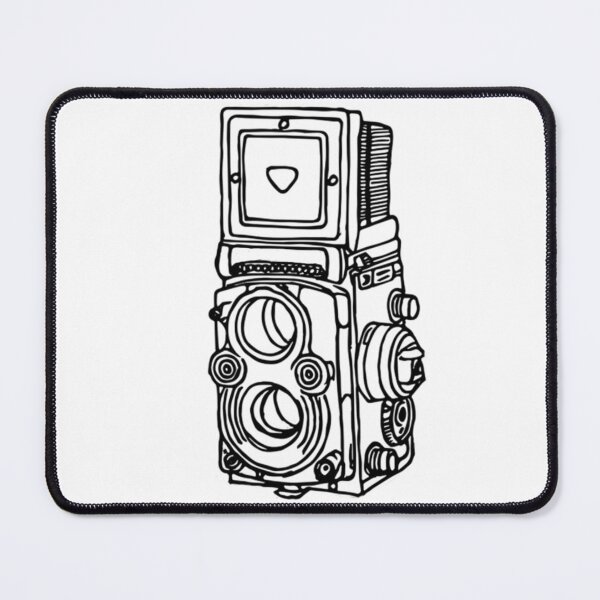 Item preview, Vintage Film Camera TLR Sketch designed and sold by Film Camera Nerds.