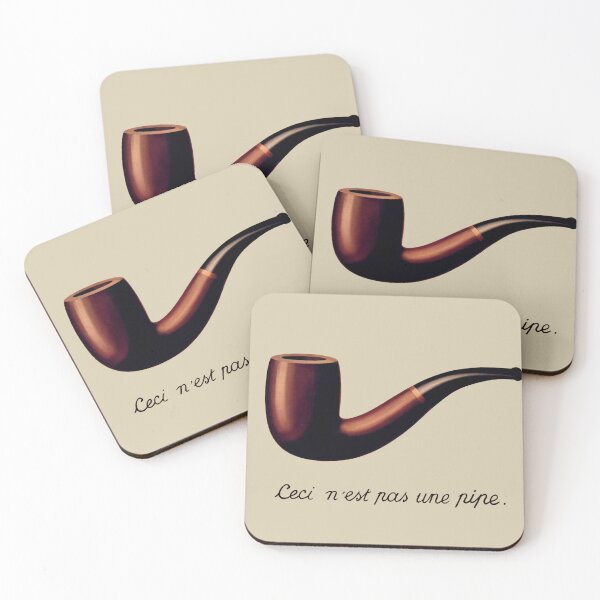 Item preview, ceci n'est pas une pipe Magritte designed and sold by happydaysfun.