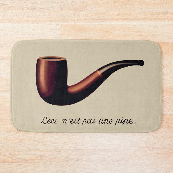 Item preview, ceci n'est pas une pipe Magritte designed and sold by happydaysfun.
