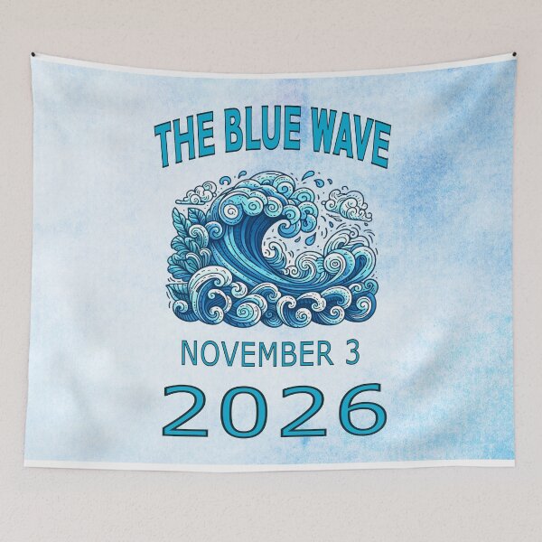 Item preview, Blue Wave November 2026: Rise for Change designed and sold by MysticOzzy.