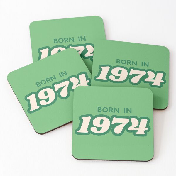 Item preview, Born In 1974 designed and sold by ArtCraftLab.