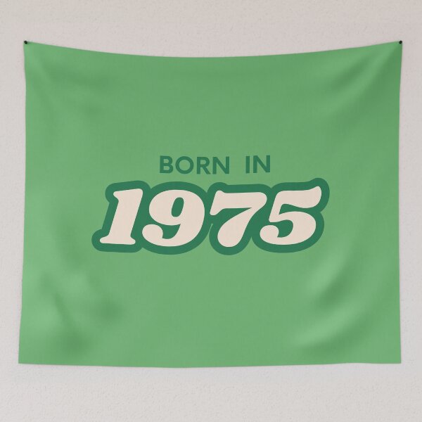 Item preview, Born In 1975 designed and sold by ArtCraftLab.