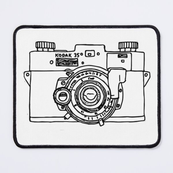 Item preview, Kodak 35 Film Camera Sketch  designed and sold by Film Camera Nerds.