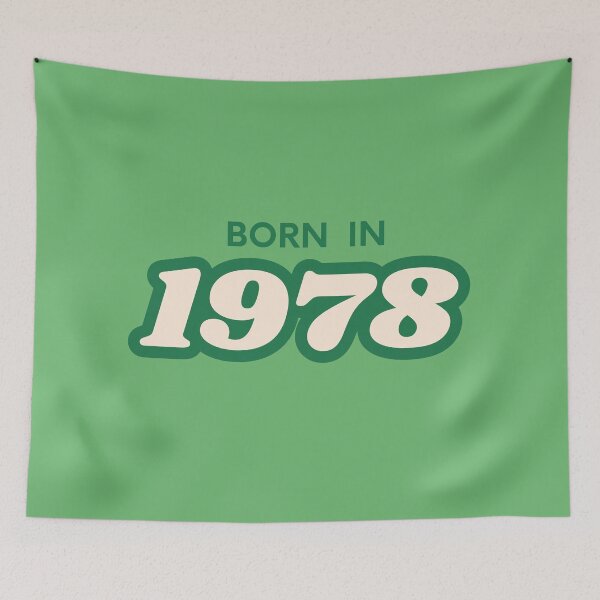 Item preview, Born In 1978 designed and sold by ArtCraftLab.