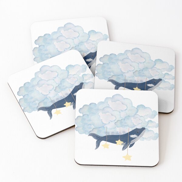 Item preview, Whale art in the sky designed and sold by MoliShop.