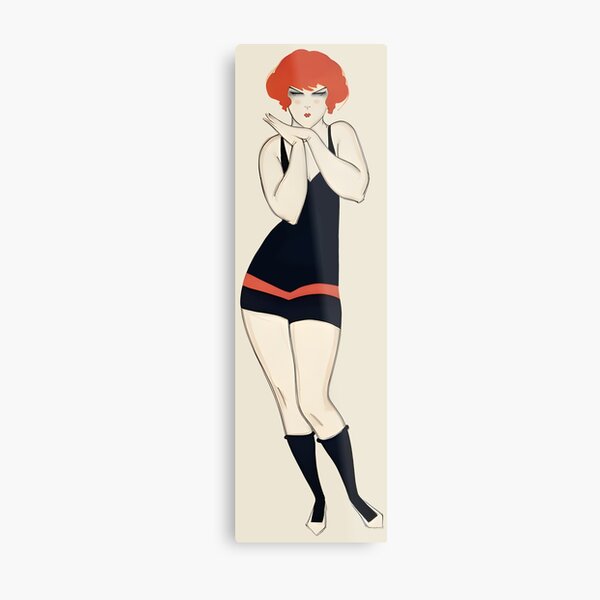 Artikel-Vorschau von Sommerhitze (ca. 1920) – Sven Brasch Vintage Art Deco Badeanzug Beauty - Ausschnitt, designt und verkauft von Printiquity.