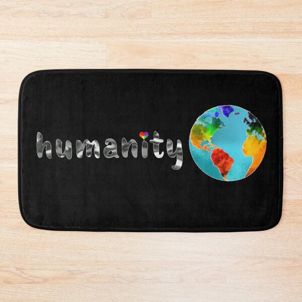 Item preview, HUMANITY - LGBTQIA Acceptance & Ally - RAINBOW Globe designed and sold by Qweird Artistry.