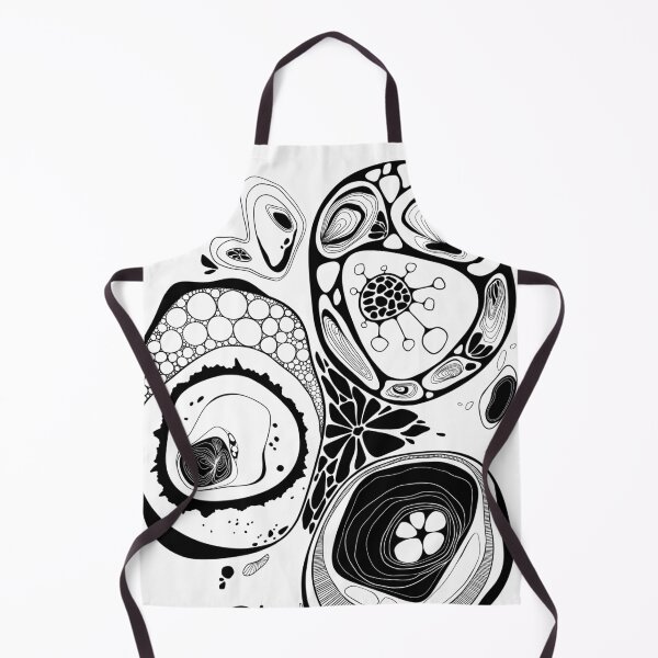 Item preview, Organic Lines and Circles in Motion | Black and White Modern Minimalist Abstract Shapes  designed and sold by lsimkins.