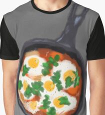 Shakshuka Digital Illustration Graphic T-Shirt