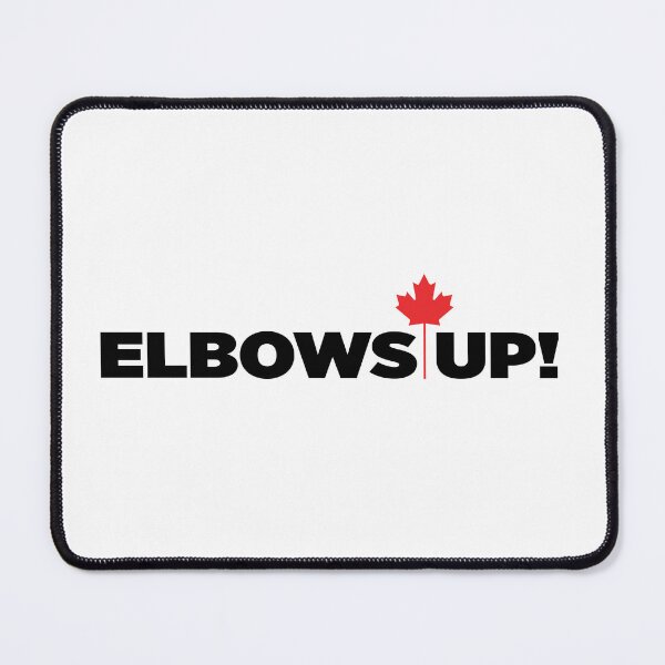 Item preview, Elbows UP White Bold - Bumper Sticker designed and sold by ElsBellsDesign.