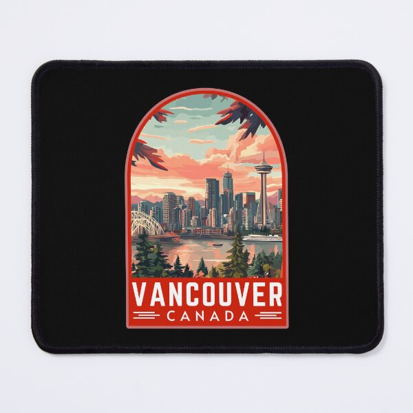 Item preview, Vancouver in Canada Retro Vector Travel Art Emblem designed and sold by MaateoDesign.