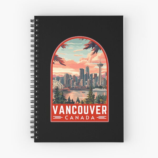 Item preview, Vancouver in Canada Retro Vector Travel Art Emblem designed and sold by MaateoDesign.