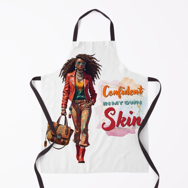 Item preview, Confident in My Own Skin – Bold & Stylish Afro Woman Art designed and sold by QPTheeArtist.