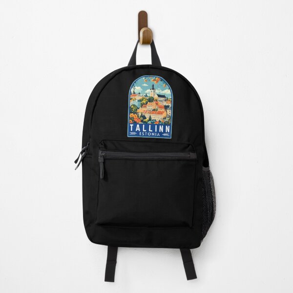 Item preview, Tallinn in Estonia Retro Travel Art Emblem designed and sold by MaateoDesign.
