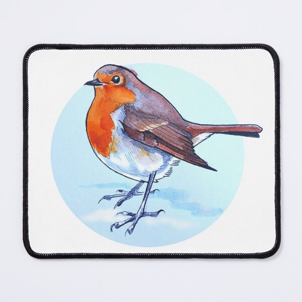 Item preview, Cheeky Little Robin Watercolour Illustration designed and sold by Inky Paige.