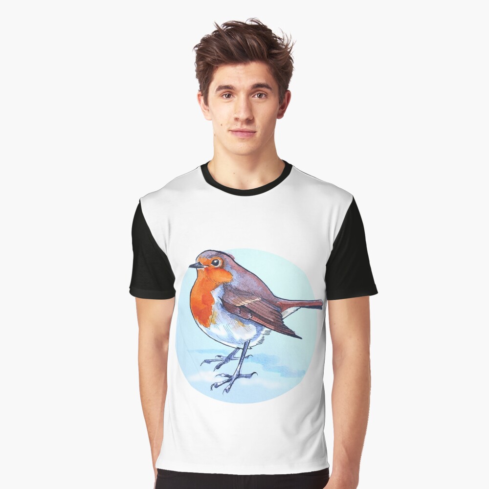 Aperçu de l'œuvre T-shirt graphique créée et vendue par InkySwallows.
