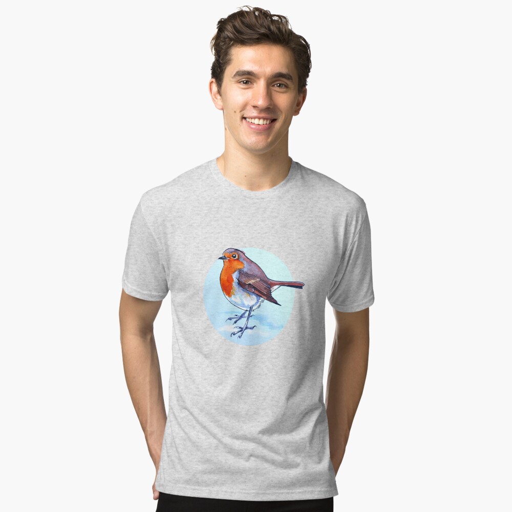 Aperçu de l'œuvre T-shirt chiné créée et vendue par InkySwallows.
