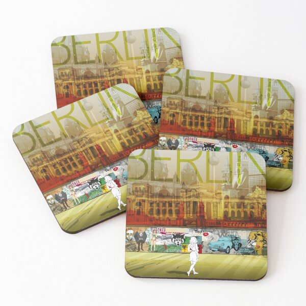 Item preview, BERLIN - Girl in front of skyline - Capital City designed and sold by chillyoo-shop.