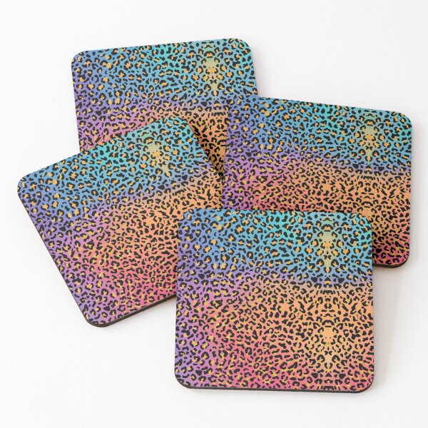 Item preview, Rainbow Leopard Animal Pattern designed and sold by ChainsArt.