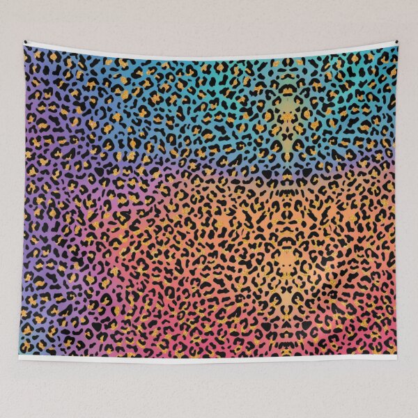 Item preview, Rainbow Leopard Animal Pattern designed and sold by ChainsArt.