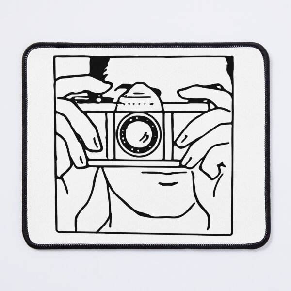 Item preview, Photographer Line Drawing  designed and sold by Film Camera Nerds.