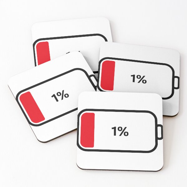Item preview, 1% Low Battery designed and sold by Show-stickers.