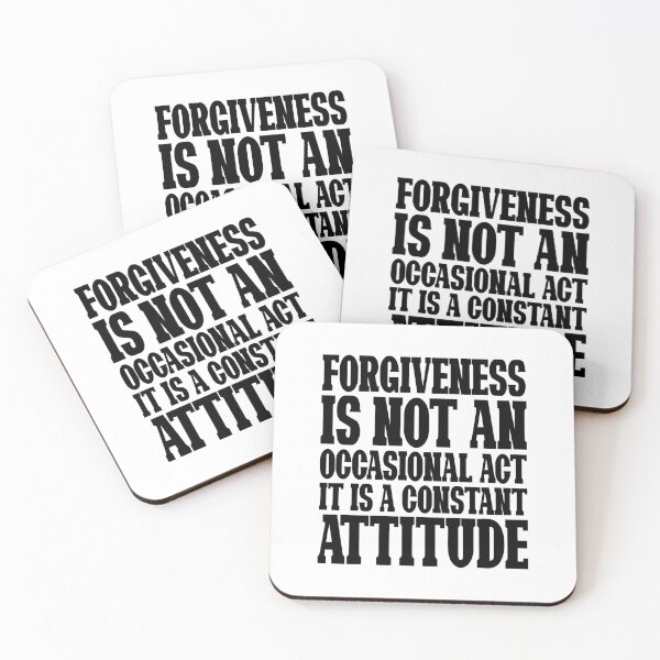 Item preview, Forgiveness is not an occasional act (black) designed and sold by didijuca.