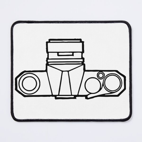 Item preview, Camera Line Drawing #3 designed and sold by Film Camera Nerds.
