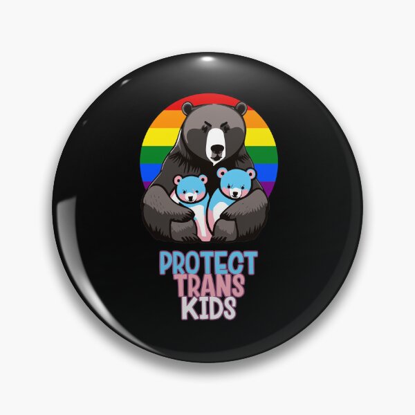 Item preview, Protect Trans Kids Mama Bear LGBTQ Ally Pride Flag designed and sold by shaggylocks.