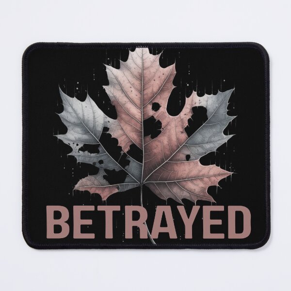 Item preview, Canada Betrayed Depressing Maple Leaf  designed and sold by The Art of Kkatarynka.