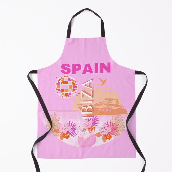 Item preview, Ibiza, Spain, Travel Art, Preppy Art, Pink, Preppy Room designed and sold by Magic Love Art Print.