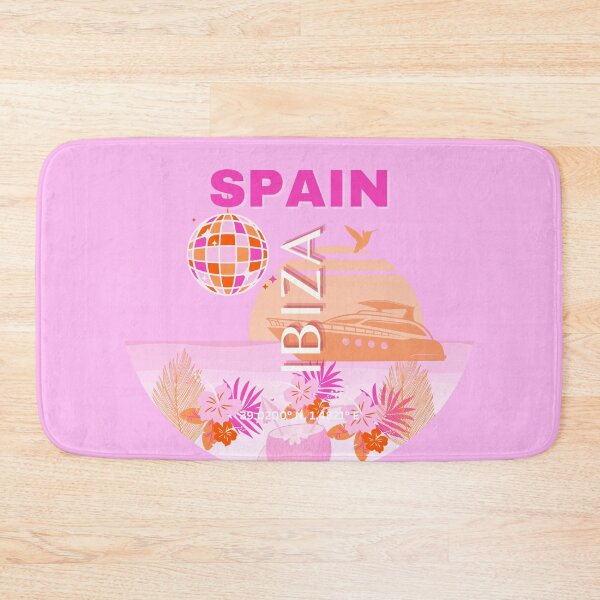 Item preview, Ibiza, Spain, Travel Art, Preppy Art, Pink, Preppy Room designed and sold by Magic Love Art Print.