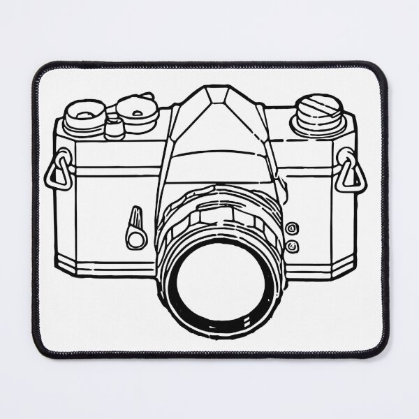 Item preview, Camera Line Drawing #4 designed and sold by Film Camera Nerds.