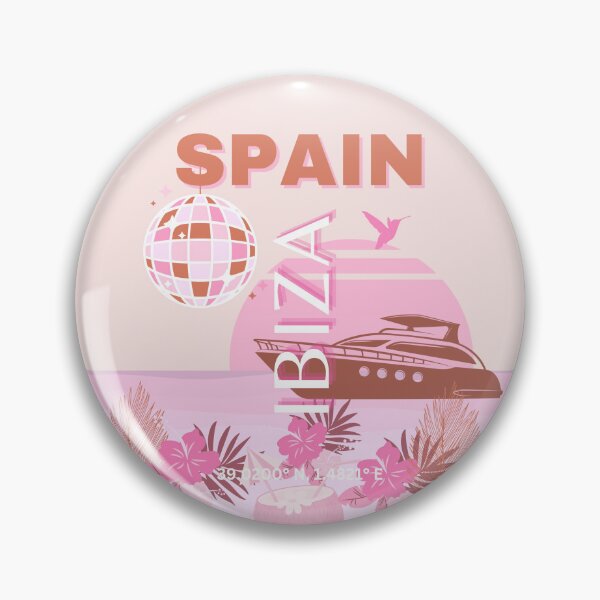 Item preview, Ibiza, Spain, Travel Art, Preppy Art, Pastel designed and sold by Magic Love Art Print.